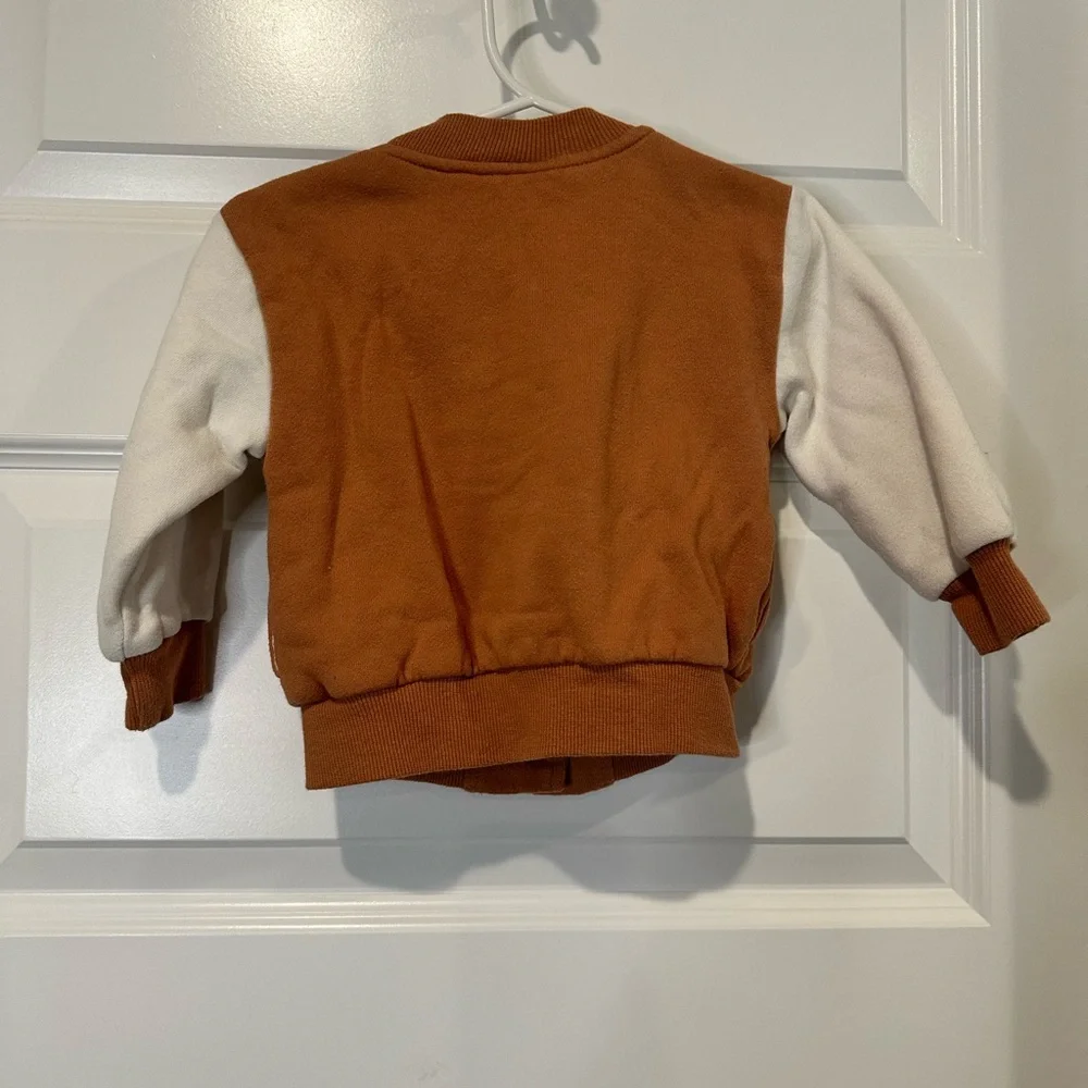 Disney Mickey & Minnie Mouse Varsity Jacket - EUC